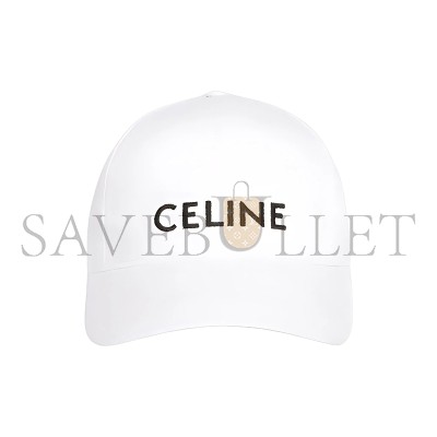 CELINE BASEBALL CAP IN COTTON 2AUS9969P.01BC CELINE BASEBALL CAP IN COTTON 2AUS9969P.01BC
